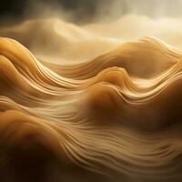 an abstract image of waves in the sand generative ai photo