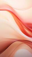 an abstract red and pink background with wavy lines generative ai photo