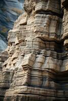 an image of a rock formation in the desert generative ai photo