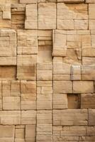 an image of a wall made out of stone generative ai photo