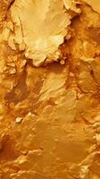 an image of gold paint on a wall generative ai photo