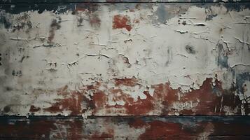 an old wall with peeling paint and peeling paint generative ai photo