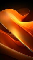 an orange and black abstract background generative ai photo