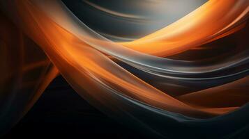 an orange and black abstract background generative ai photo