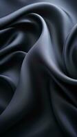 black satin fabric background generative ai photo