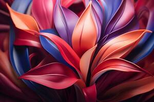 colorful flowers are shown in this image generative ai photo