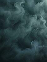 smoke on a black background generative ai photo