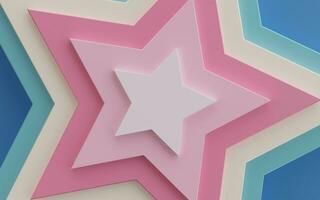 Abstract star background, Pastel color. photo