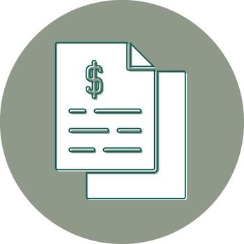 icono de vector de documento