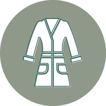 Bathrobe Vector Icon