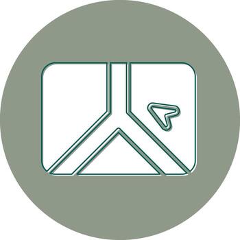 icono de vector de navegador