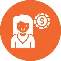 Financial Advisor Vector Icon