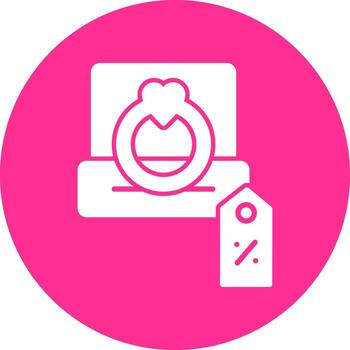 icono de vector de anillo