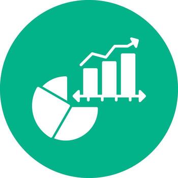 icono de vector de gráfico