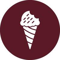 icono de vector de helado