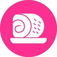 Roll Cake Vector Icon