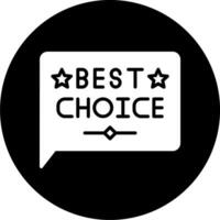 Best Choice Vector Icon