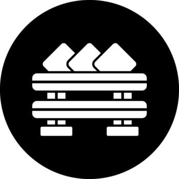 icono de vector de sofá