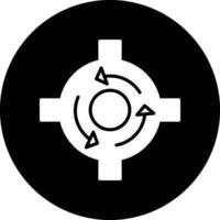 Roundabout Vector Icon