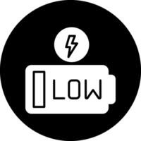 Low Battery Vector Icon