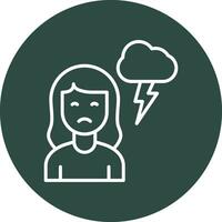 Depression Vector Icon