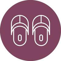 Slippers Vector Icon