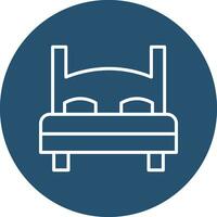 Double Bed Vector Icon