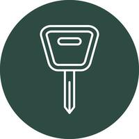 Car Key Vector Icon