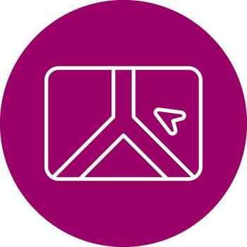 icono de vector de navegador