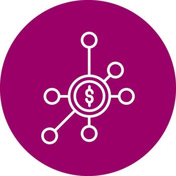 icono de vector de diversificación