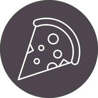 icono de vector de pizza