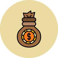 Money Bag Vector Icon