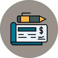 Checkbook Vector Icon