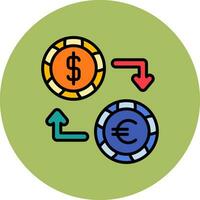 Currency Exchange Vector Icon