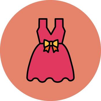 cinta arco vector icono