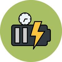 Fast Charge Vector Icon