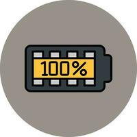 100 Percent Vector Icon