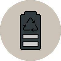 icono de vector de reciclaje