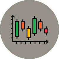 Japanese Candlestick Vector Icon