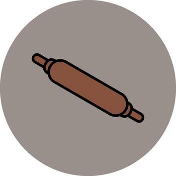 Rolling Pin Vector Icon