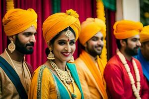 indian wedding in bangalore. AI-Generated photo