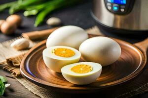 how to cook hard boiled eggs in the instant pot. AI-Generated photo