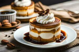 the best coffee desserts in the world. AI-Generated photo