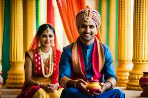 el boda, Bombay, fotografía, el Boda brigada. generado por ai foto