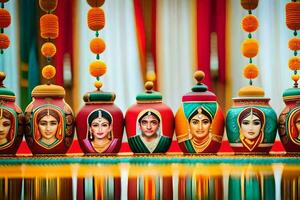 indian wedding decor ideas. AI-Generated photo