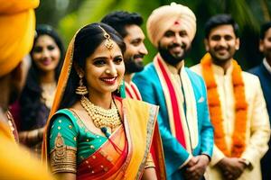 indian wedding in bangalore. AI-Generated photo