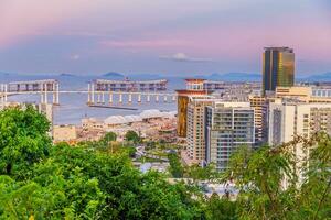 Beautiful cityscape of Macau downtown photo