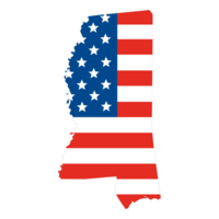 carta geografica di Mississippi. Mississippi carta geografica. Stati Uniti d'America carta geografica png