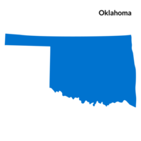 Map of Oklahoma. Oklahoma map. USA map png