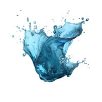 water plons 3d vector ai gegenereerd png